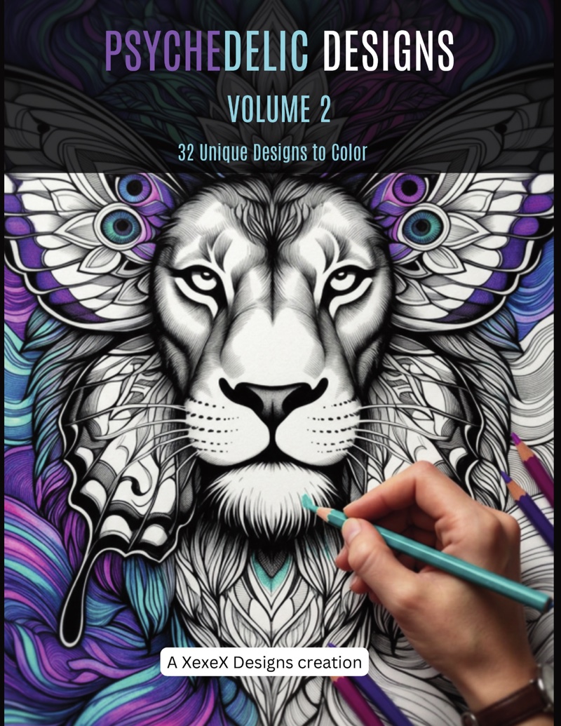 Psychedelic Designs Volume 2 cover